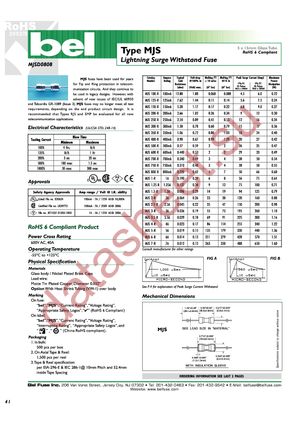 MJS 4-R TR datasheet  